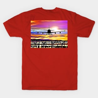 Airplane Landing at London Heathrow T-Shirt